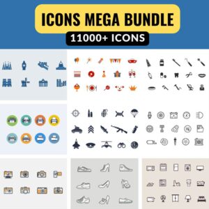 11000+ Icons Mega Bundle