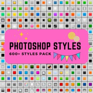 600+ Photoshop Styles Pack