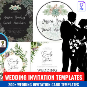 200+ Wedding Invitation Card Templates