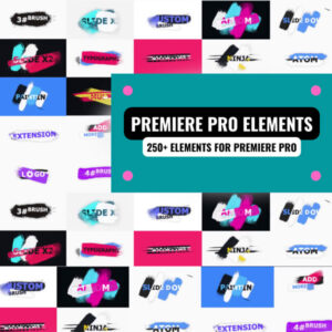 250+ Titles, Typography, Badges & Lower Thirds For Premiere Pro