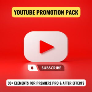 30+ YouTube Promotion Pack For Premiere Pro & After Effects