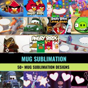 50+ Mug Sublimation Designs Bundle