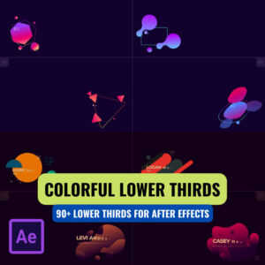 90+ Colorful Lower Thirds For After Effects